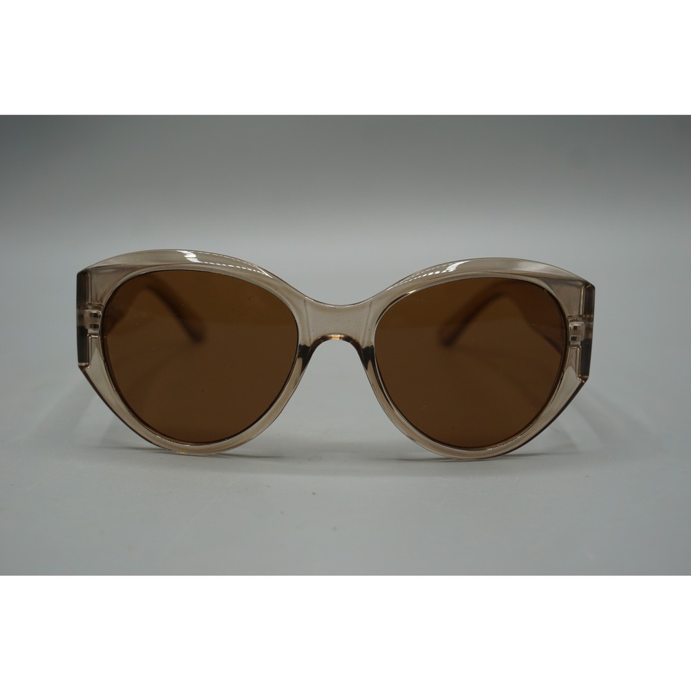 O by Oscar de la Renta Sunglasses Champagne Tan Cat Eye Mod 1332 240 Brown Lens - Picture 3 of 9